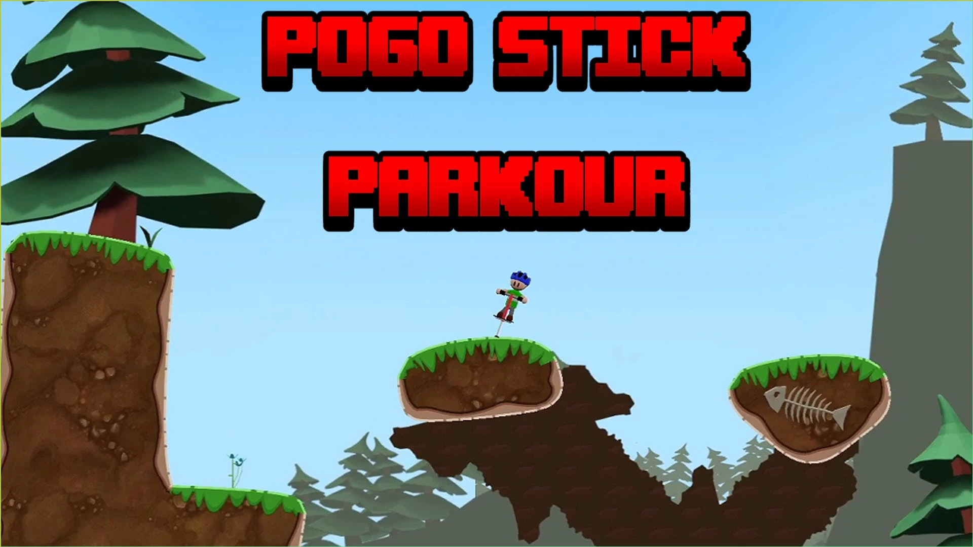 pogo stick parkour rage game