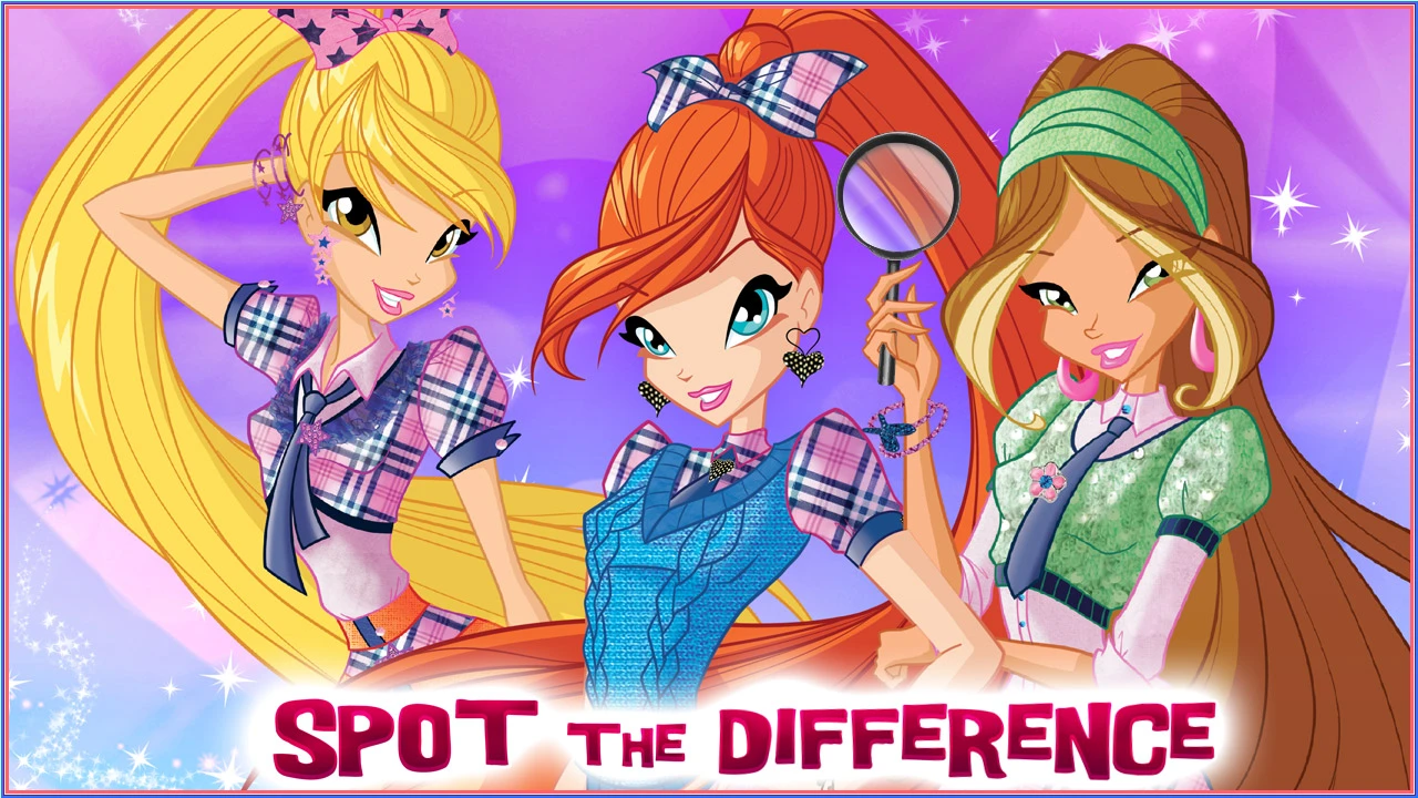 winx club spot the differences
