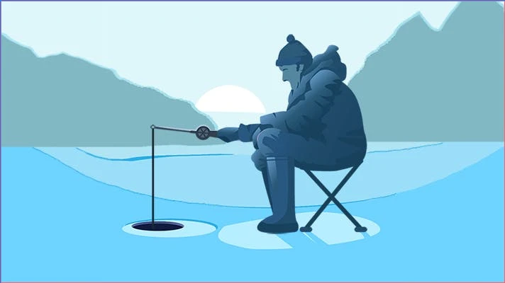 ice fishing