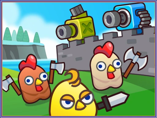 merge cannon chicken defense 0